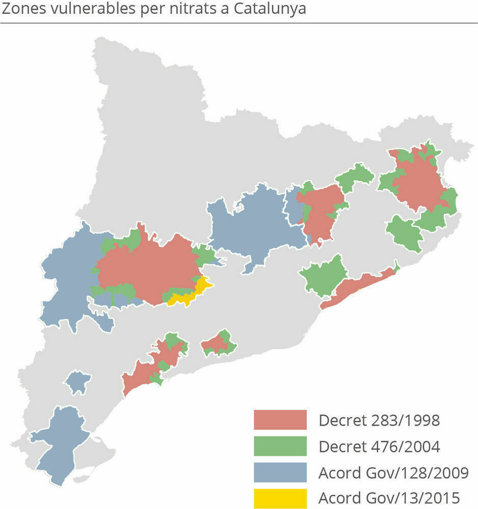 Consulta pública sobre la revisió i ampliació de les zones vulnerables