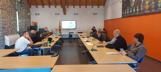 Imatge del taller de participació amb els ens locals del Pallars Sobirà