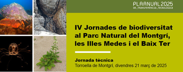 IV Jornades de biodiversitat al Parc Natural del Montgrí, les Illes Medes i el Baix Ter