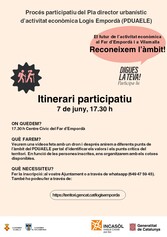 Cartell Itinerari participatiu