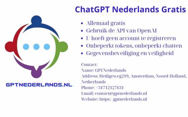 Ervaar Chatgpt gratis met gptnederlands.nl