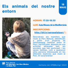 Els animals del nostre entorn (19 de maig)