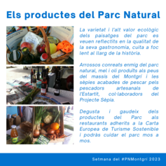 Els productes del Parc Natural